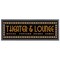 6" x 36" Theater Sign Framed Wall Art, Contemporary Home Theater Movie Décor, Glass Facing and Hanging Hardware Included